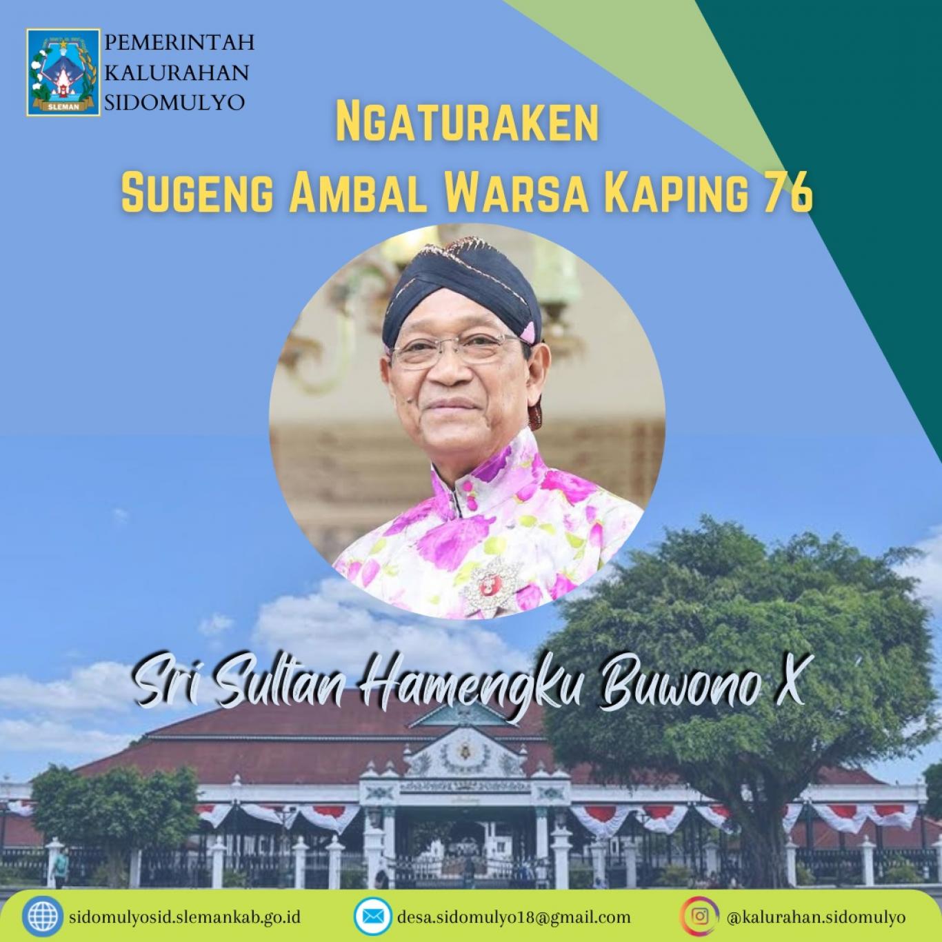 Mangayubagyo Ambar Warsa Ngarsa Dalem Kaping 76