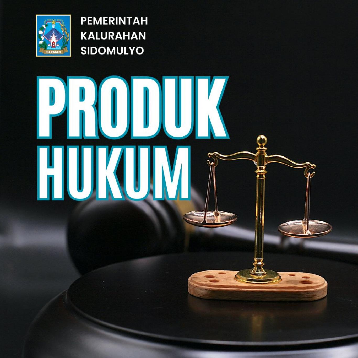 Produk Hukum Kalurahan Sidomulyo