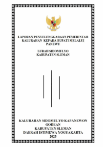 Laporan Penyelenggaraan Pemerintah Kalurahan Sidomulyo Tahun 2024