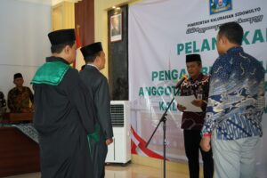 Pelantikan Anggota BPKal Antar Waktu Kalurahan Sidomulyo