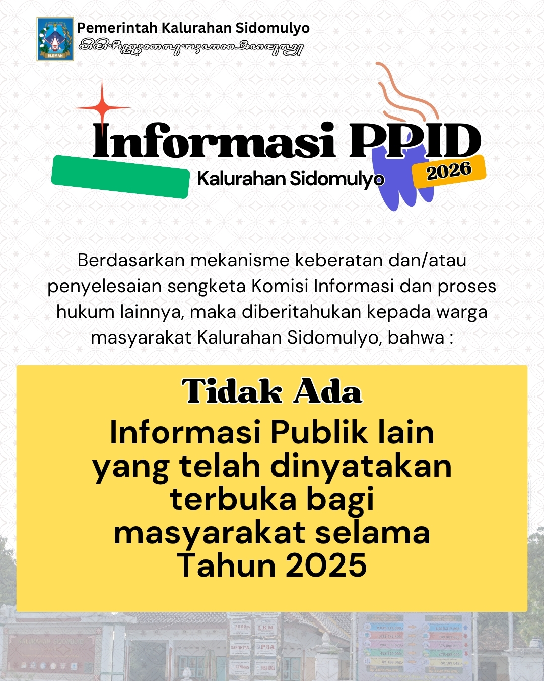 Informas PPID Tahun 2025